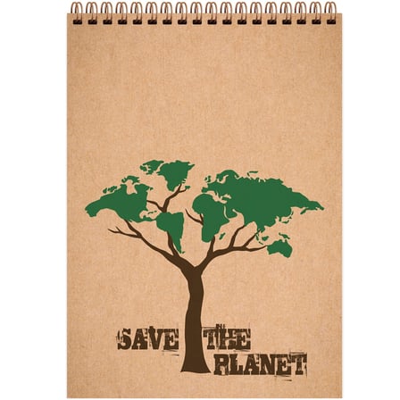 Keskin Color Bloknot Spiralli Planet Not Defteri 20X28Cm 120 Yaprak Çizgisiz 143300-99 (Karışık Renk 1 Adet)