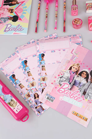 YENİ SEZON LİSANSLI BARBIE  21 PARÇA FULL + FULL KIRTASİYE / OKUL SETİ 