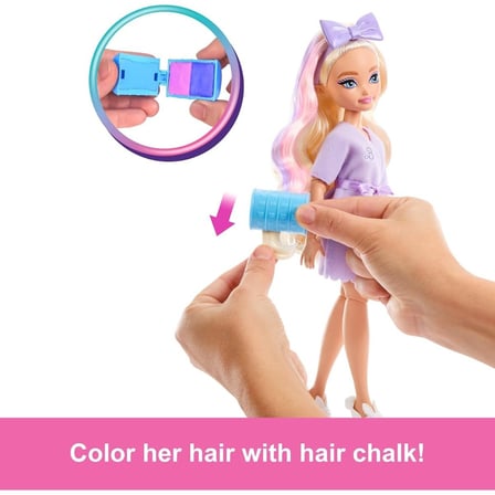 Barbie Oyuncak Dream Besties Barbie Malibu Bebek ve Akseusarları JGG38