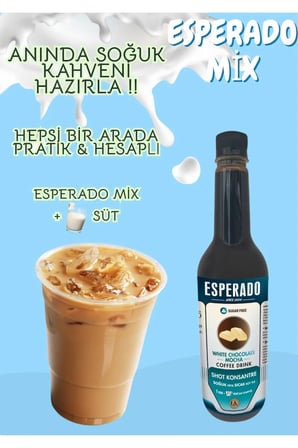 ÇABUK KAHVE Karamel Aromalı Hazır Soğuk/SICAK Kahve Mix 750 ml