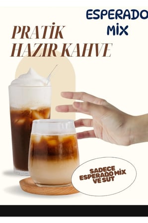 ÇABUK KAHVE Vanilya*karamel Aromalı Soğuk/SICAK Kahve Mix 2 Li Set 750 ml