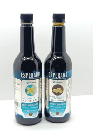 ÇABUK KAHVE Vanilya*beyaz Çikolata Aromalı Soğuk Kahve Mix 2 Li Set 750 ml X 2 Adet