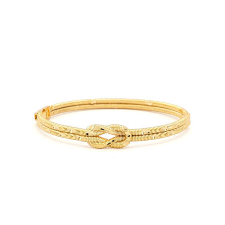 Altın Kaplama İmitasyon Lazer Kesim Aşk Düğümü Bileklik BLZ-650