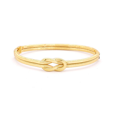 Altın Kaplama İmitasyon Aşk Düğümü Kelepçe Bileklik BLZ-649