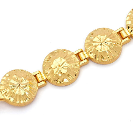 Altın Kaplama İmitasyon Altın Kaplama Çeyrek Altınlı Bileklik BLK-1201