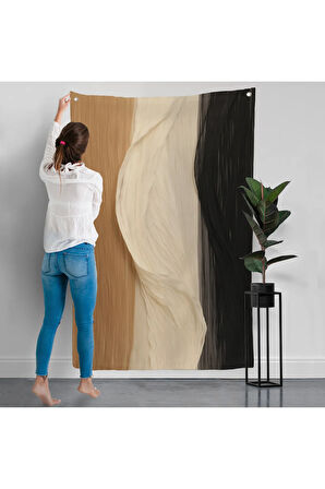 Kumaş Desenli Dekoratif Duvar Örtüsü-7596