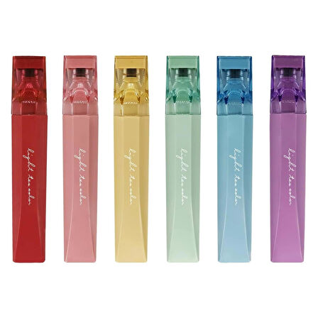 Gıpta Pickpen Kesik Uç Fosforlu Kalem 6 lı Set