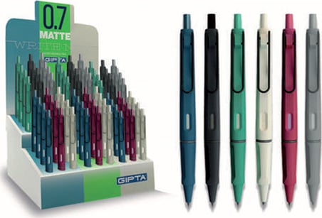 Gıpta Versatil Kalem Matte 4 Renk 0.7 Mm 72 Li Stand