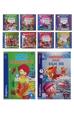 Öğrenceli Etkinlikler-benden Kaçmaz Hikaye Ve Etkinlik Kitapları 10 Kitap
