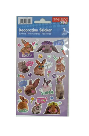 Tanex Puffy İnstagram Tavşanları Serisi Stickers Tnx-27226