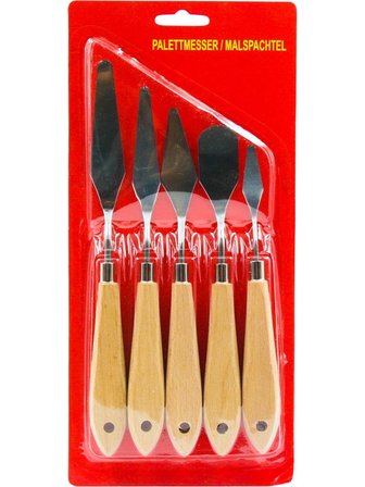 Lutart Spatula 5 Li Set Ls-0938