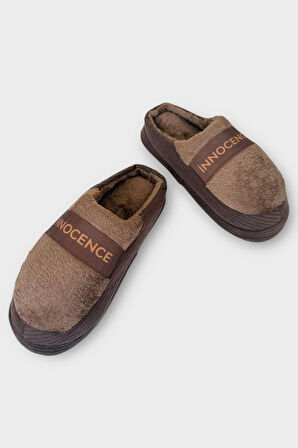 Ultra Hafif Ev Ayakkabısı Kadın Ev Terliği KAHVERENGİ