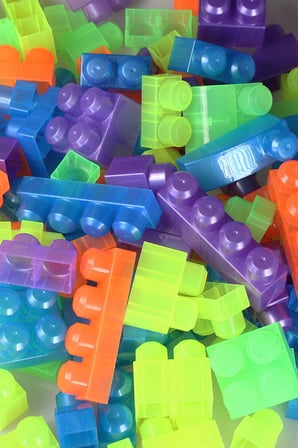 Asya Oyuncak Playblox Block Neon 83 Parça Bag Gırls&Boys 2939