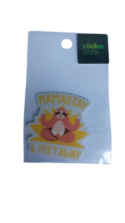 Ekstrafix Yapışkanlı Sudan Etkilenmeyen Sticker The Sticker Story Namastay Tss0038 (1 Adet)