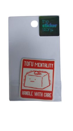 Ekstrafix Yapışkanlı Sudan Etkilenmeyen Sticker The Sticker Story Tofu Mentality Tss0090 (1 Adet)