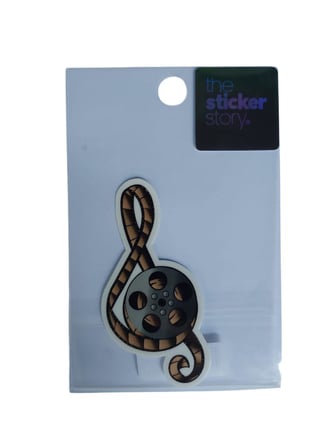 Ekstrafix Yapışkanlı Sudan Etkilenmeyen Sticker The Sticker Story Sol Anahtarı Tss0092 (1 Adet)