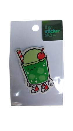 Ekstrafix Yapışkanlı Sudan Etkilenmeyen Sticker The Sticker Story Kirazlı İçecek Tss0094 (1 Adet)
