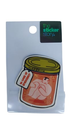 Ekstrafix Yapışkanlı Sudan Etkilenmeyen Sticker The Sticker Story In Case Of Emergency Tss0107 (1 Adet)