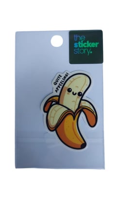 Ekstrafix Yapışkanlı Sudan Etkilenmeyen Sticker The Sticker Story Muz Tss0115 (1 Adet)