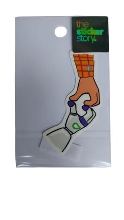 Ekstrafix Yapışkanlı Sudan Etkilenmeyen Sticker The Sticker Story Robot - İnsan Tss0145 (1 Adet)