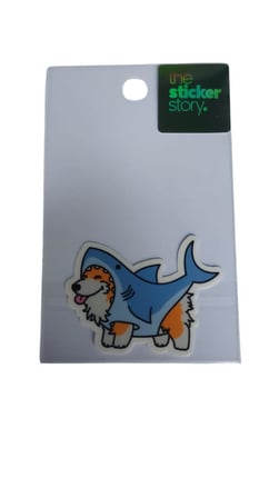 Ekstrafix Yapışkanlı Sudan Etkilenmeyen Sticker The Sticker Story Köpek Balığı Tss0172 (1 Adet)