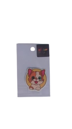 Ekstrafix Yapışkanlı Sudan Etkilenmeyen Sticker The Sticker Story Kedi Tss0178 (1 Adet)