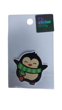 Ekstrafix Yapışkanlı Sudan Etkilenmeyen Sticker The Sticker Story Penguen Tss0179 (1 Adet)