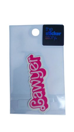 Ekstrafix Yapışkanlı Sudan Etkilenmeyen Sticker The Sticker Story Lawyer Tss0210 (1 Adet)