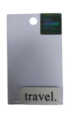 Ekstrafix Yapışkanlı Sudan Etkilenmeyen Sticker The Sticker Story Travel Tss0219 (1 Adet)