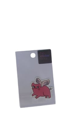 Ekstrafix Yapışkanlı Sudan Etkilenmeyen Sticker The Sticker Story Kırmızı Domuzcuk Tss0223 (1 Adet)