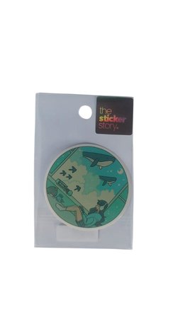 Ekstrafix Yapışkanlı Sudan Etkilenmeyen Sticker The Sticker Story Balinalar Tss0247 (1 Adet)