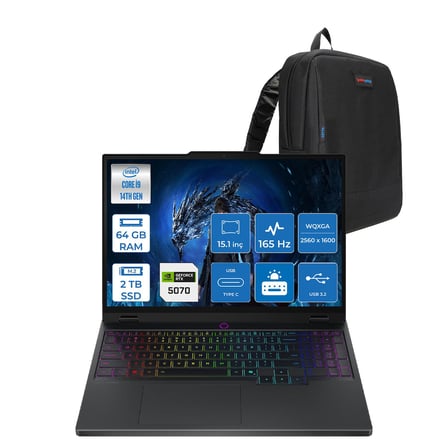 Lenovo Legion 5 Intel Core I9 14900HX 64GB Ddr5 2tb SSD 8GB/RTX5070/115W 15.1" Wqxga (2560X1600) OLED 1000NITS 165Hz IPS Windows 11 Pro Taşınabilir Bilgisayar 83LY009KTRH23 + Zettaçanta