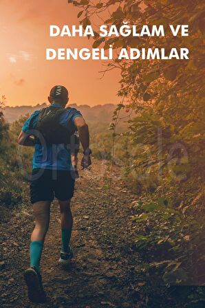 OS203 | Ark ve Jel Destekli Spor Tabanlığı, Çift Taraflı Kemer, Performans Ortopedik İç Tabanık