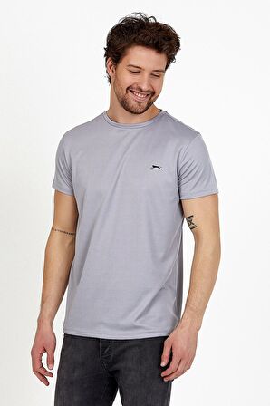 Slazenger REPUBLIC Erkek T-Shirt Gri