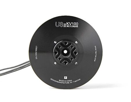T-Motor U Power Type U8II 100KV Brushless Fırçasız Brushless Fırçasız UAV Motor Multikopter Multi-rotor Quadcopter Hexacopter Drone Motoru