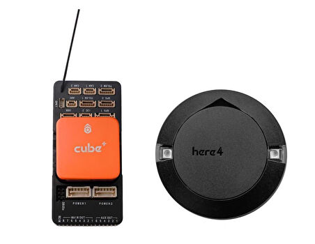 CubePilot Pixhawk The Cube Orange+ (IMU V8) Standard Set Otopilot Sistemi (ADS-B Carrier Board) + HERE4 Multiband RTK CAN GPS/GNSS Combo Set (Distribütör Garantili)