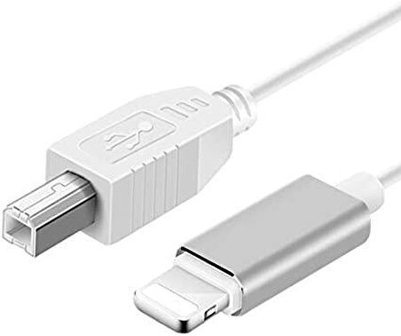 Daytona ADS-501 3ın1 USB B To Micro-Lightning-Type-C Telefon Bilgisayar Tablet Için Piyano Mıdı Org Elektrikli Piyano Konnektörü Çevirici Otg Kablo