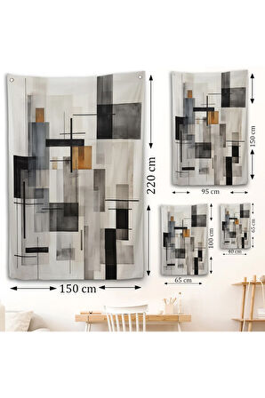 Dikey Hatlar Duvar Örtüsü-7601