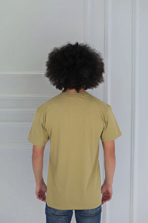 Erkek Slim Fit Sıfır Yaka Fanila T-Shirt 