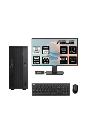 Expertcenter D501MER i7 14700 32GB 1TB SSD FDOS Masaüstü Bilgisayar + 27" Monitör
