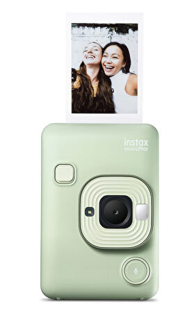 Fujifilm Instax Mini LiPlay Hybrid Matcha Green Fotoğraf Makinesi ve 10'lu Film Seti