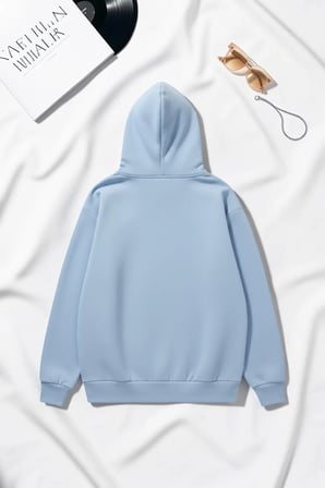 Unisex Brooklyn New York Baskılı Oversize Hoodie Kapüşonlu Sweatshirt