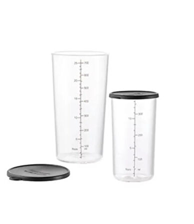 BAMİX Cam Hazne Seti 400ml+700ml