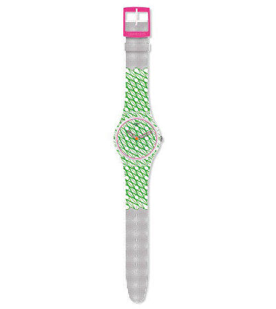 Swatch DUET IN GREEN & PINK SUOZ208 Kol Saati
