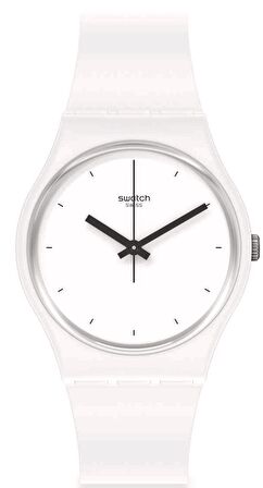 Swatch So31w100 THINK TIME WHITE Kol Saati