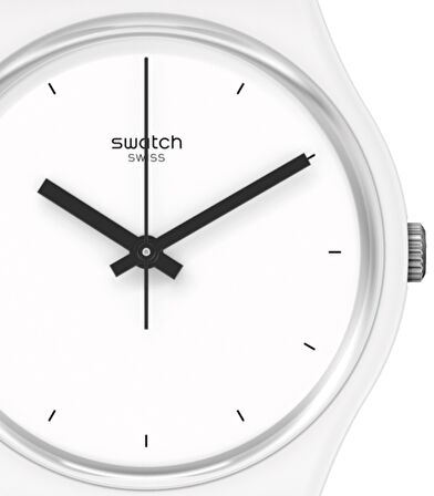 Swatch So31w100 THINK TIME WHITE Kol Saati