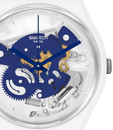 Swatch So31w103 TIME TO BLUE SMALL