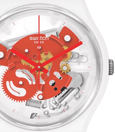 Swatch So31w104 TIME TO RED SMALL Kol Saati