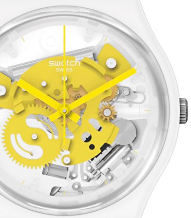 Swatch So31w105 TIME TO YELLOW SMALL