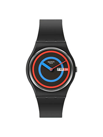 Swatch Circling Black Bayan Kol Saati SO28B706